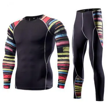New Mens Set Di Biancheria Intima Termica 2018 Inverno Caldo Hot-Dry Superficie Tecnologia Forza Elastica Mutandoni Suit Compressione Fortunato John