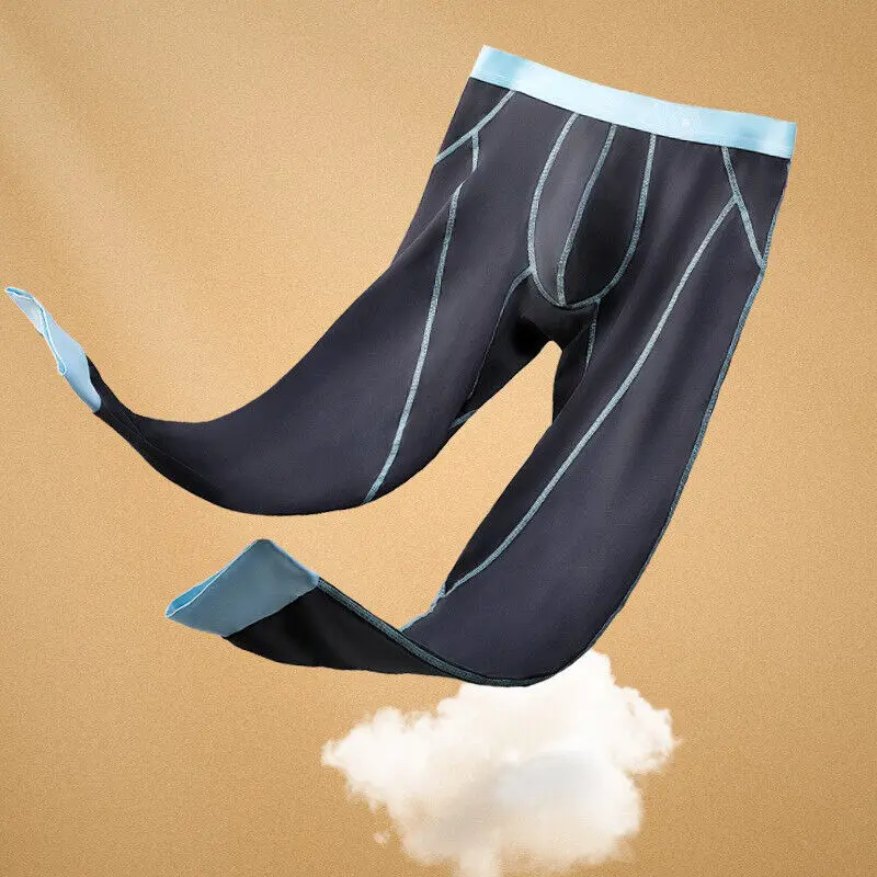 Mutandoni Da Uomo Intimo Termico In Pile Inverno Lucky John Pantaloni Spessi Pantaloni Termici Per Uomo Biancheria Intima Sexy Pantaloni Da Notte