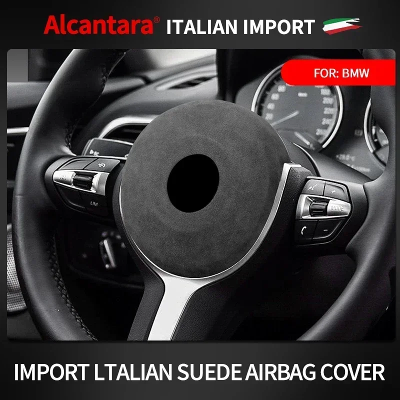 Per Bmw F20 F21 F22 F30 F32 F34 F36 F48 F80 F82 F83 1/3/4 Serie X1 Alcantara Volante Airbag Copertura Decorazione Pannello Shell