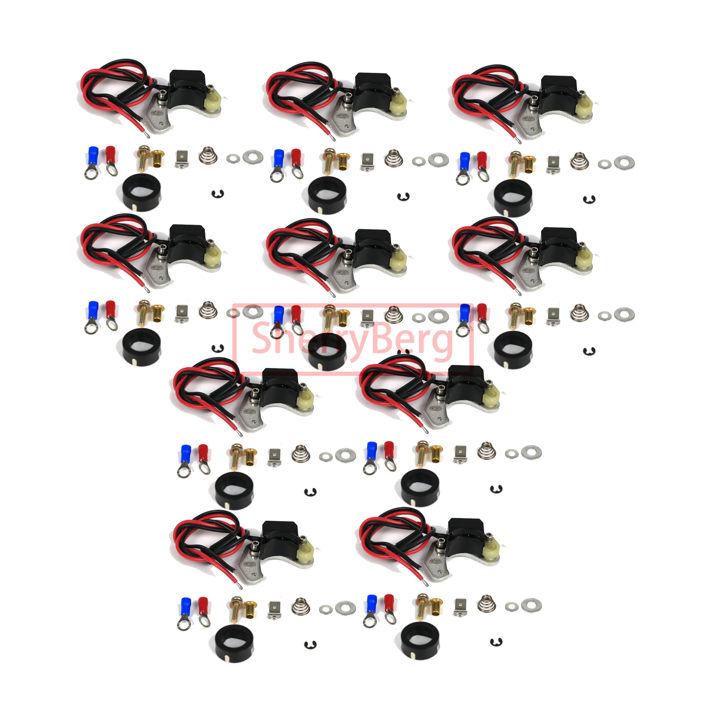 Sherryberg 10 Elettronico Kit Di Conversione Fit Peugeot 404 E 504 M48 Citroen Distributore