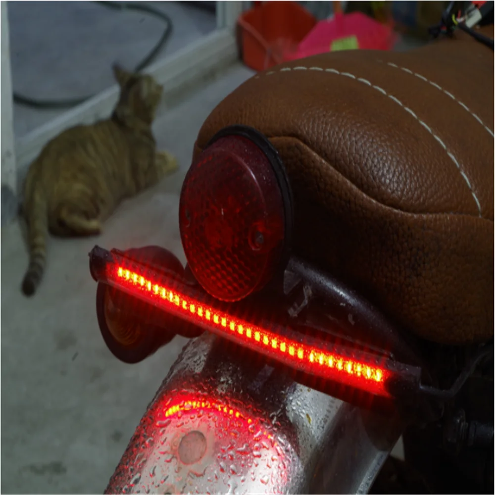 Fanale Posteriore Targa Moto Per Triumrsh S Triple R Speedmaster Tt 600 Scrambler Speed Four 1050