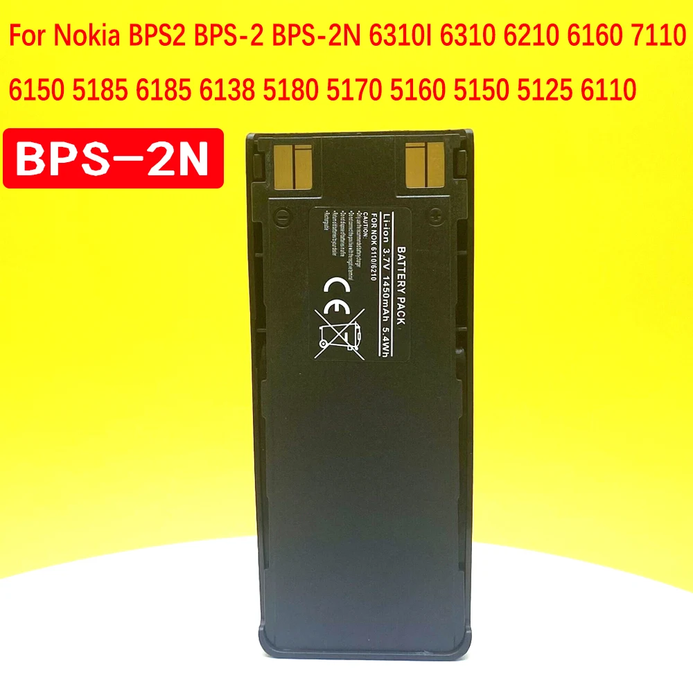 Nuova Batteria Per Nokia Bps2 Bps-2 Bps-2N 6310I 6310 6210 6160 7110 6150 5185 6185 6138 5180 5170 5160 5150 5125 6110