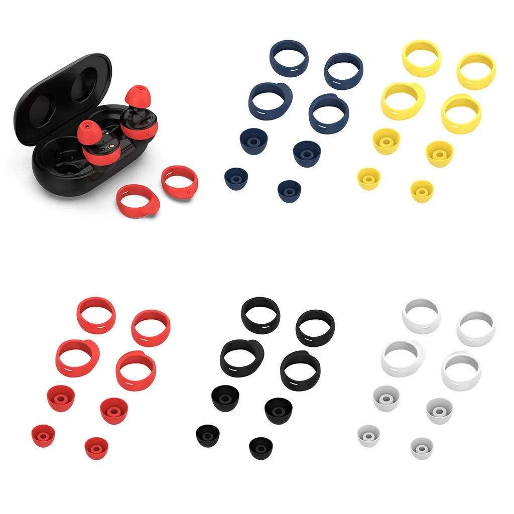 8Xsilicone Earbud Cover Tips Sostituzione Auricolari Gel Auricolari Per Samsung Galaxy Buds + Cuffie Accessori Wireless