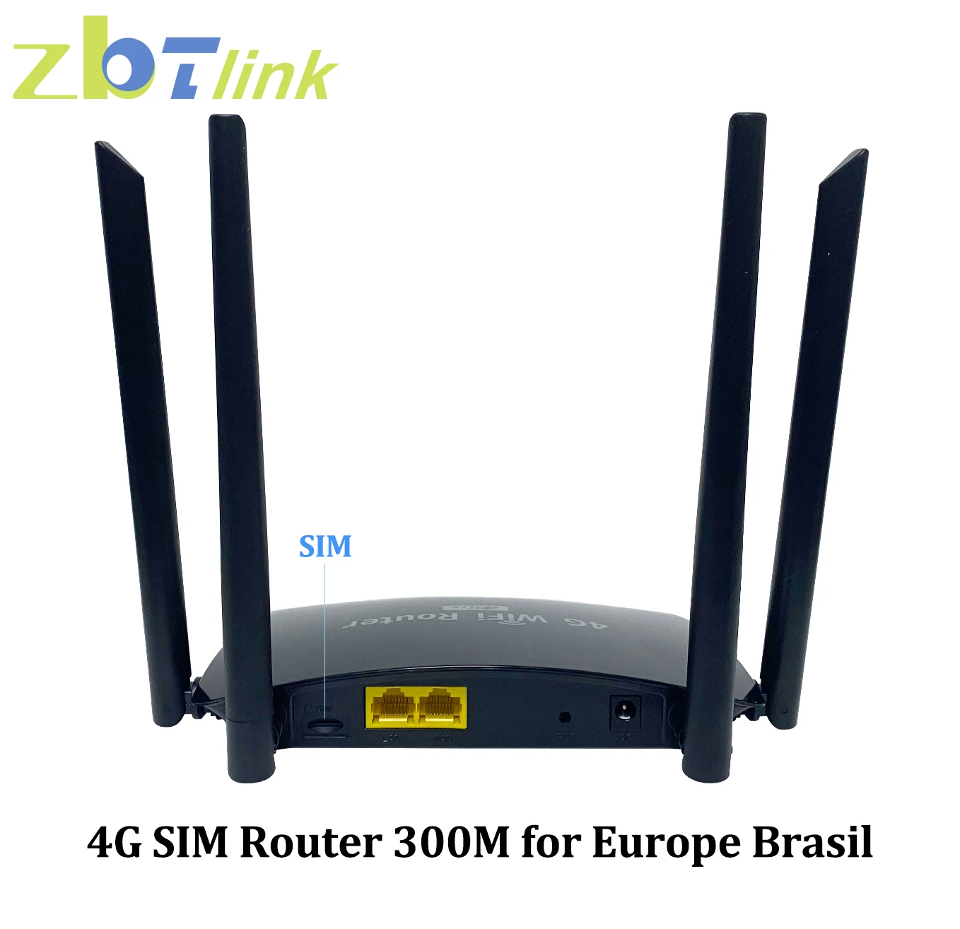 Router Zbtlink 4G Per Europa Asia Brasil Sim Card 300Mbps Wireless Wifi Em03-Eu Modulo 4G Access Point Lan Wan 4 * Antenna 32 Utente