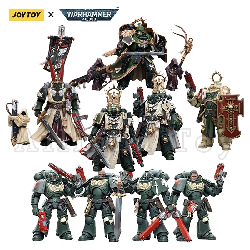 Joytoy 1/18 Action Figure 40K Dark Angels Figure Anime Modello Militare Spedizione Gratuita