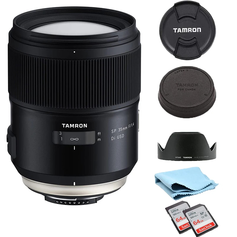 Tamron Sp 35Mm F/1.4 Di Usd F045 Obiettivo Principale Per Fotocamera Dslr Full Frame Per Montaggio Canon O Nikon