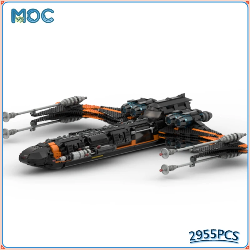 Moc Space War Heavy Corvette Blocking Breaker X-Wing Assembling Building Block Model Set Diy Ultimate Collection Toy Regali Di Natale
