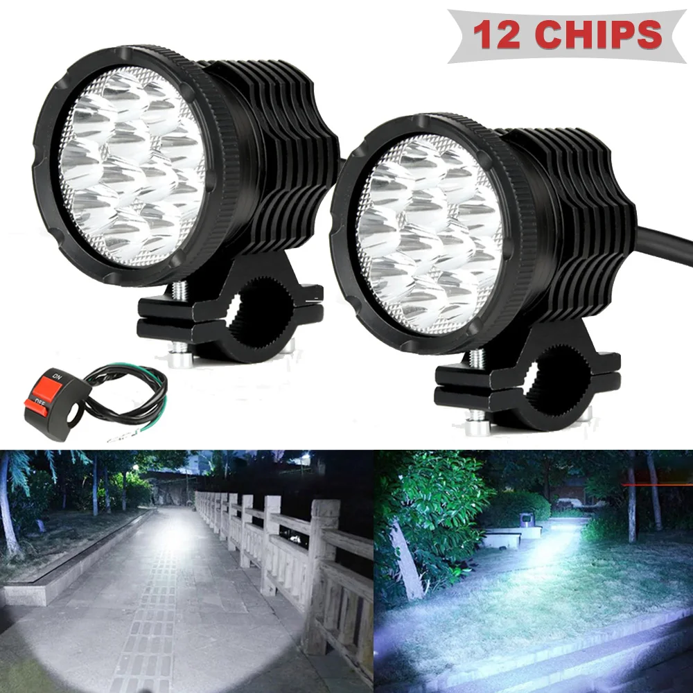 Luci Led Aggiuntive Per Fendinebbia Per Fari Moto Per Honda Vfr 750 Shadow 600 Shadow 1100 Cb600 Hornet X Adv 750