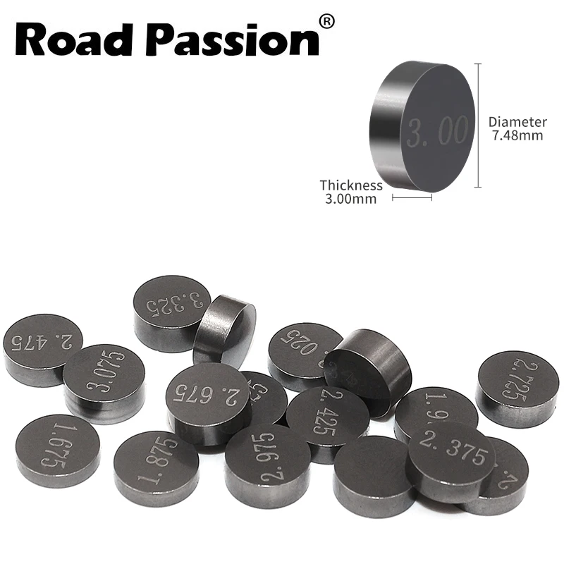 Road Passion 46Pcs Moto 7.48Mm 7.48Mm Diametro Spessori Valvola Per Honda Vfr800A Vfr800 Vf750C St1300 St1100 Nrx1800