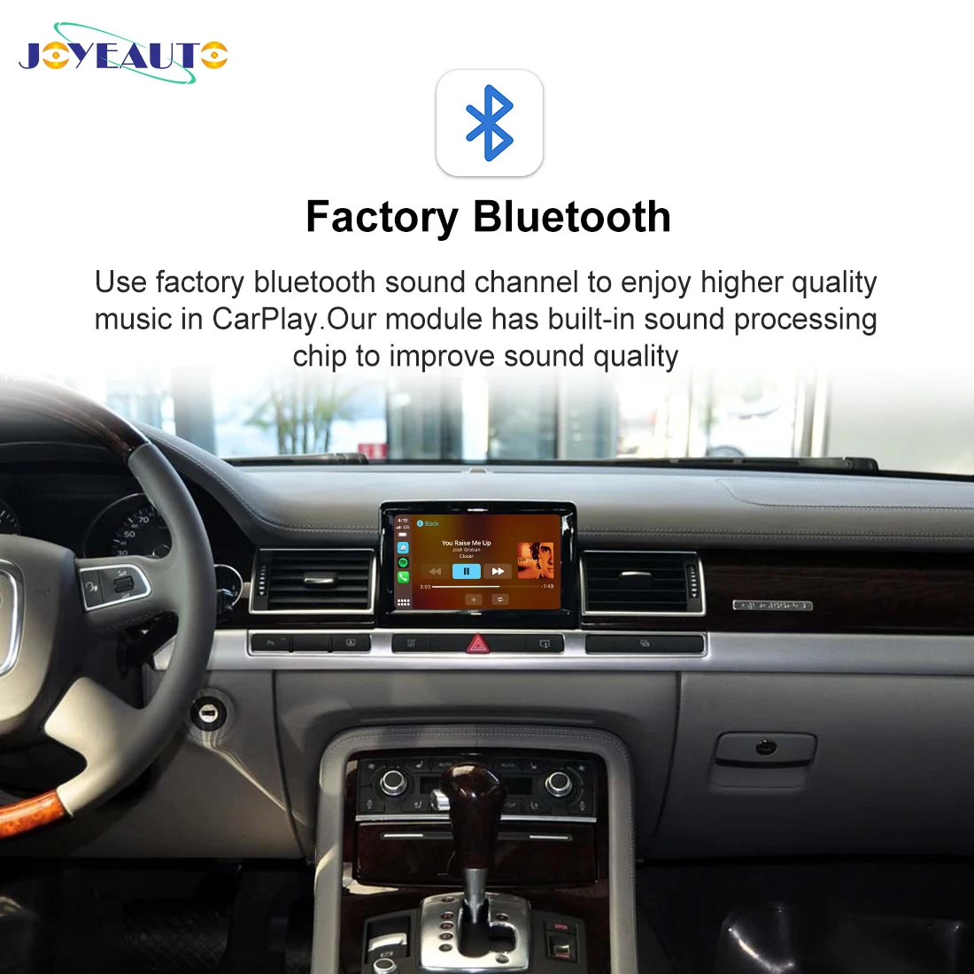 Joyeauto Apple Carplay Wireless Per Audi Mmi 2G A4 A5 A6 2006-2009 Android Auto Carplay Modulo Decoder Box Netflix Speaker Radio