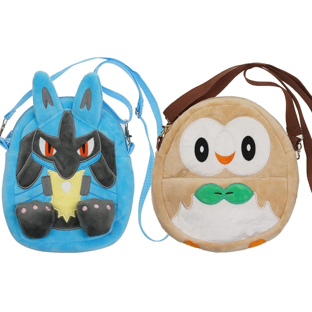 Pokemon Rowlet Lucario Figure Peluche Giocattoli