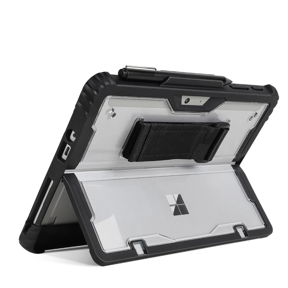 Custodia Per Microsoft Surface Pro 8 7 6 5 4 /Pro Lte, Custodia Protettiva Robusta All-In-One Con Portapenne Per Surface Go2 Go3