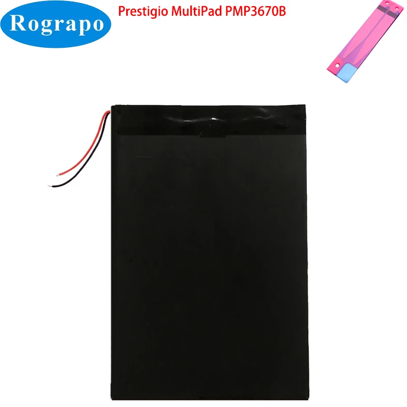 Nuova Batteria Per Tablet Pc 3.7V 3500Mah Per Prestio Multipad Pmp3670B 2 Fili Linee