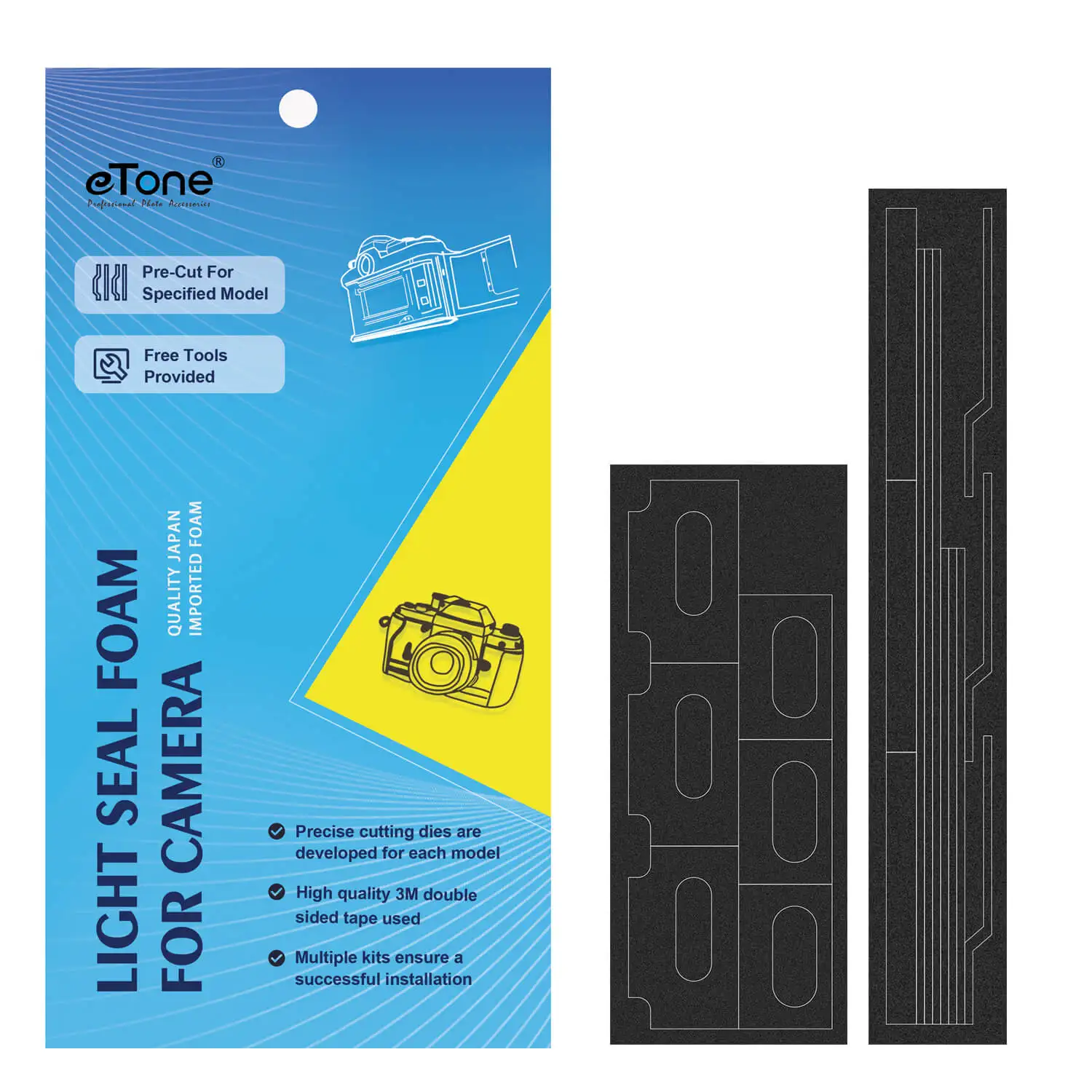 Etone Kit Di Riparazione Personalizzati In Spugna Di Schiuma Autoadesiva A Prova Di Luce Per Konica Hexar Rf