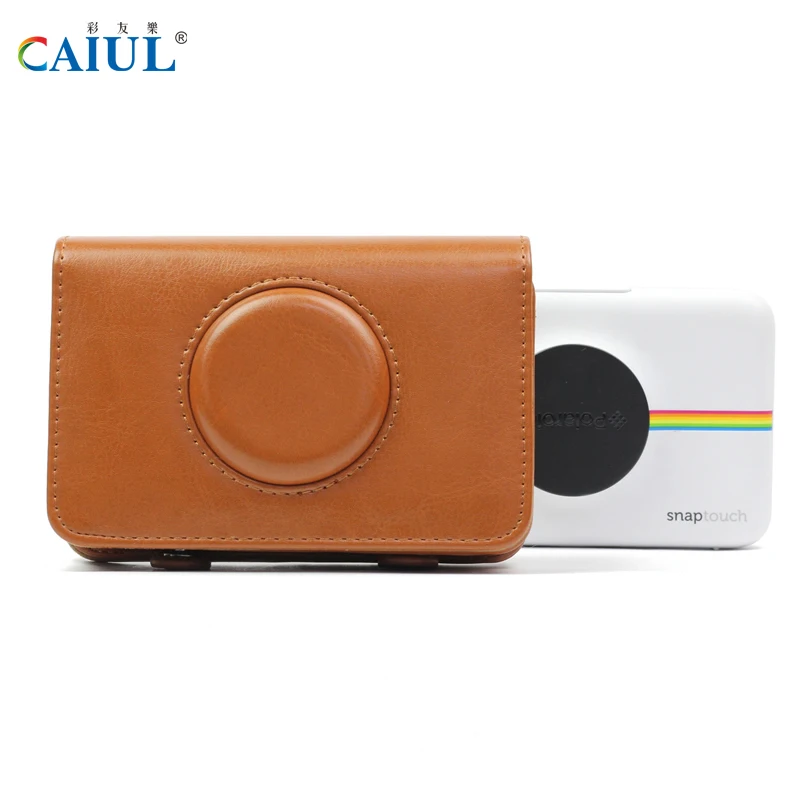 Custodia Cayul Per Polaroid Snap Touch Stampa Istantanea Fotocamera Digitale Borsa In Pelle Pu Con Funzione Specchio Selfie