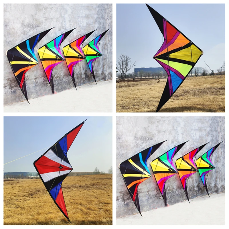 Spedizione Gratuita Dual Line Stunt Aquiloni Flying Power Aquiles Factory Adulti Aquiloni Line Wind Power Trilobite Dragon Serf Volante