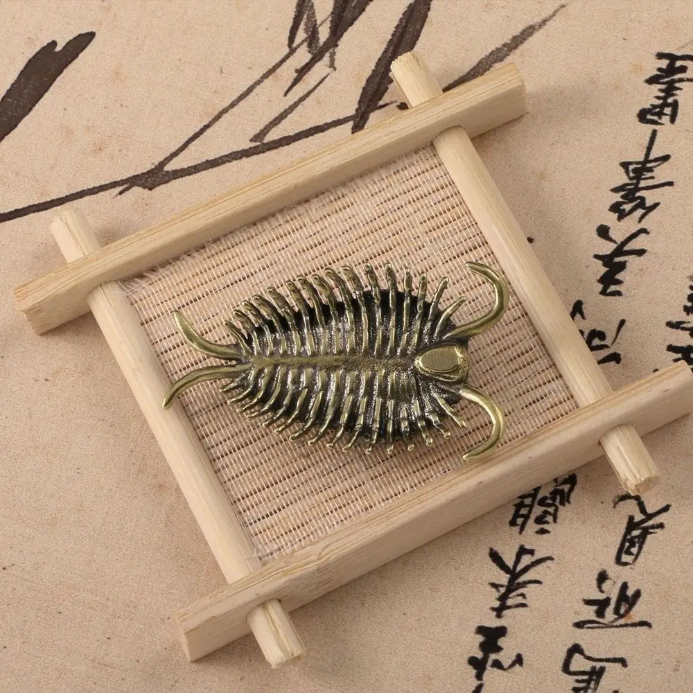 Artigianato Trilobite Statua Creativo Solido Insetto Antico Insetto Figurine Piccoli Mestieri Trilobite Miniature Toy Office