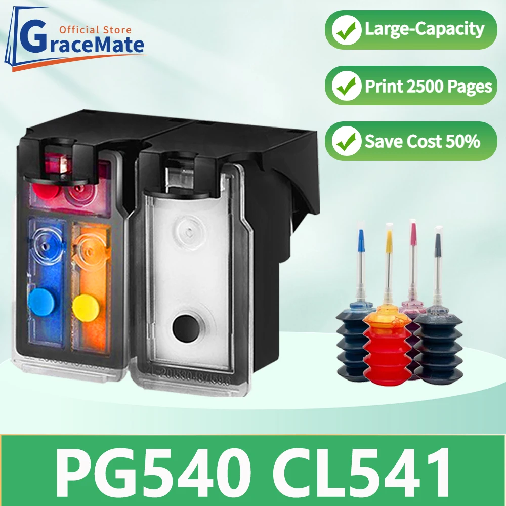 Cartuccia D'Inchiostro Pg540 Cl541 Compatibile Per Stampante Canon Cartuccia Pixma Mg3250 Mg3550 Mg4100 Mg4150 Mg4200 Mg4250 Mg3150 Ts5151