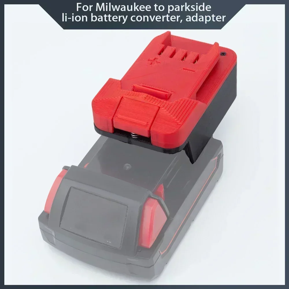 Adattatore Convertitore Batteria Per Milwaukee 18V A Per Lidl Parkside X20V Strumento Trapano Elettrico Al Litio (Batteria Non Inclusa)