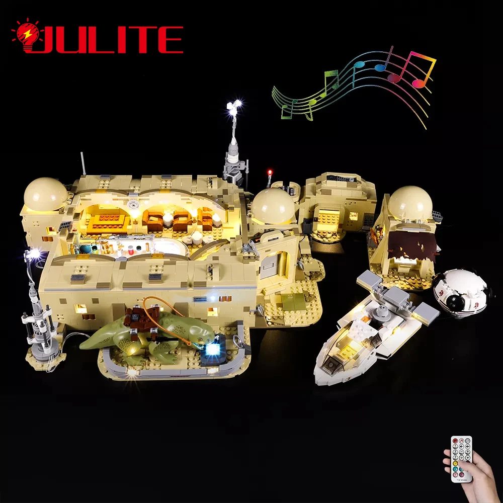 Kit Di Luci A Led Per Set Di Giocattoli Fai-Da-Te Mos Eisley Cantina 75290 (Blocchi Non Inclusi)