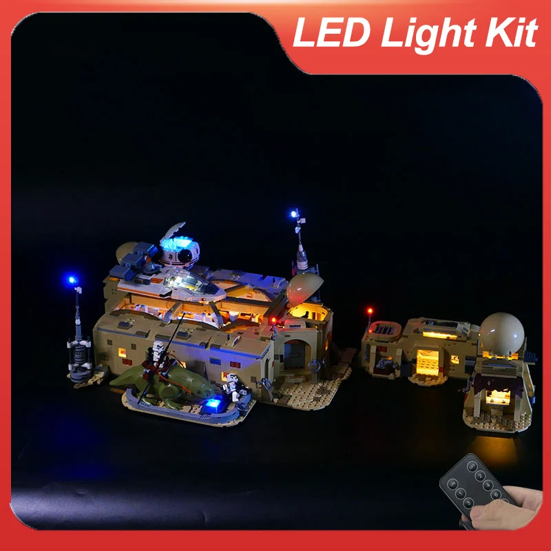 Kit Di Illuminazione A Led Per Mattoni Mos Eisley Cantina 75290 Building Block (Solo Luce Senza Modello)