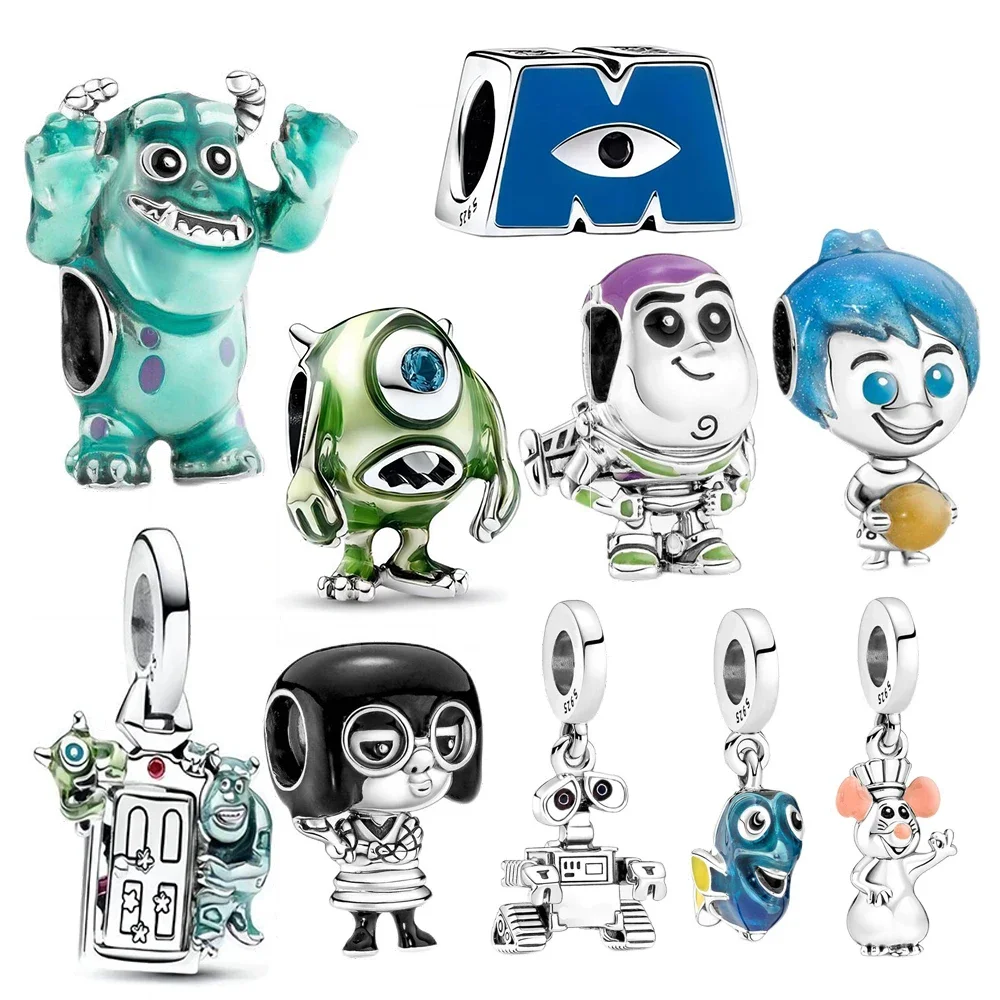 Disney Pixar Monsters Inc Collection Fit Original Pandora Bracciali Charms Beads Jewelry Berloque