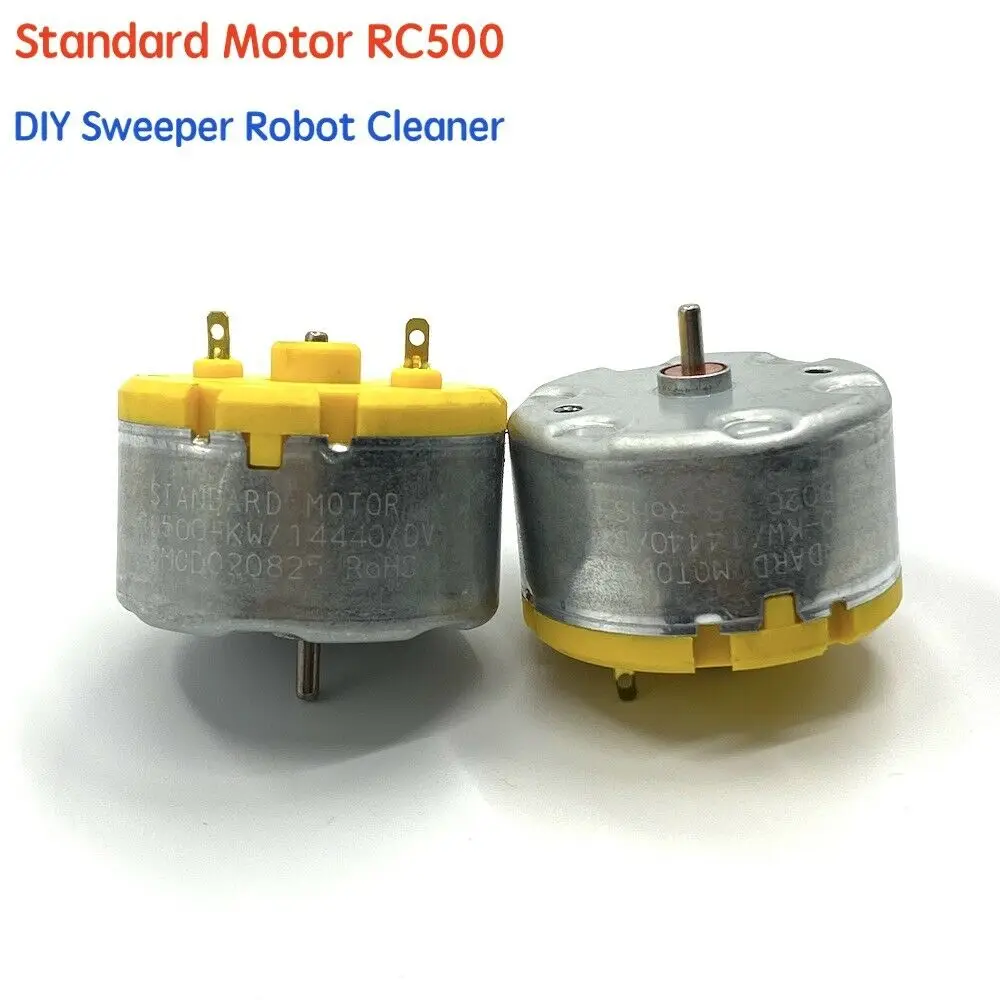Motore Standard Rc500-Kn Kw Dc 6V 9V 12V Micro Round 32Mm Rf-500 Motore Per Robot Cleaner Sweeper Machine