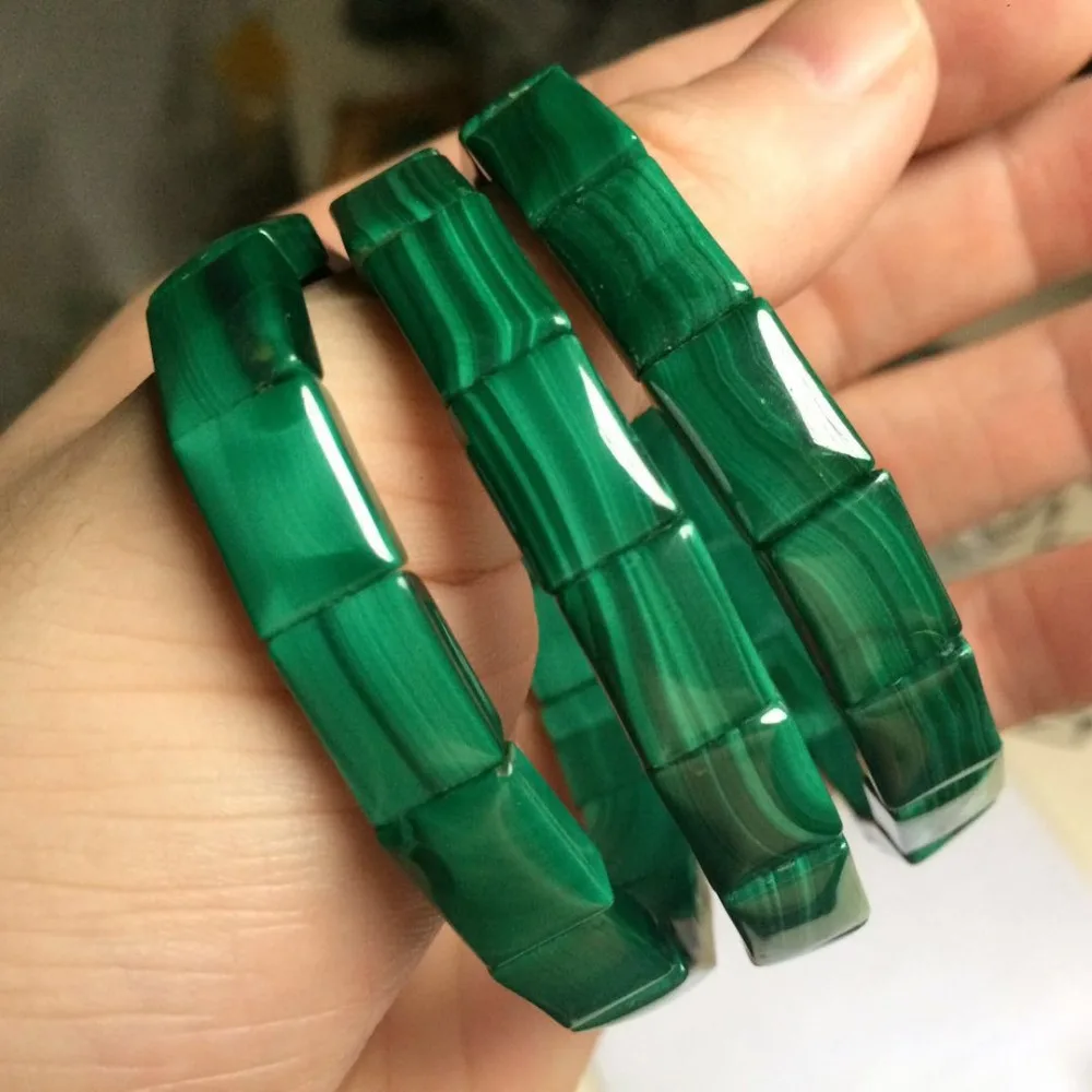 Pietra Naturale Malachite Perline Braclet Naturale Gemma Braccialetto Di Pietra Per La Donna Per Il Regalo Del Commercio All'Ingrosso!