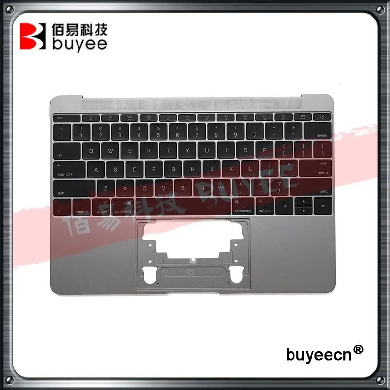 Tastiera Originale 12 "A1534 Palm Rest Topcase Us Uk Per Macbook Air Retina A1534 Top Case Con Tastiera 2016 2017