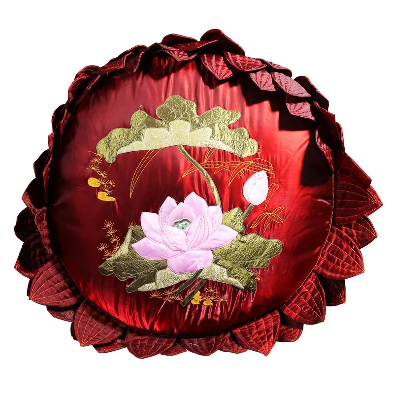 Forniture Buddista Ricami Fatti A Mano Di Loto Cuscino Culto Budda Inginocchiarsi Cuscino Monaco Meditazione Zerbino Kuhon Lotus Futon