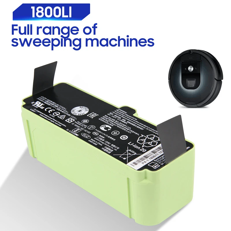 Nuova Batteria Di Ricambio Per Irobot Roomba 655 690 595 650 980 780 805 88 860 880 890 655 615 620 960 1800Li Ricaricabile
