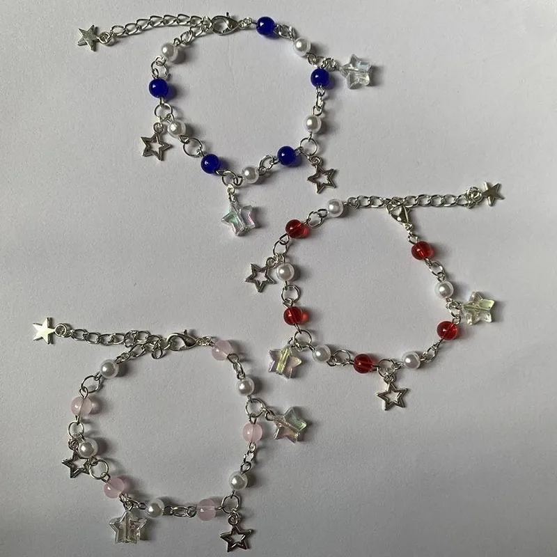 Bracciali Trio Star Y2K Fashion Bead Women 2023