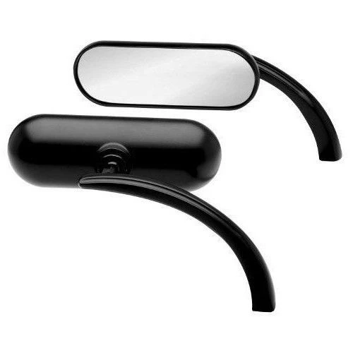 Nero Vista Posteriore Laterale Specchi Per La Vittoria Ducati Choppers Crusiers Dirt Bike Offroad Dual Sport Bike Touring Scooter Moto