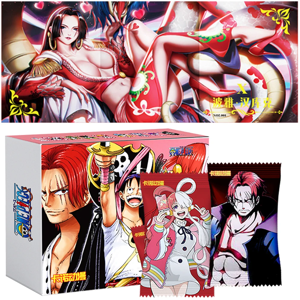 25Th One Piece Film Red Uta Collection Card For Child Romance Dawn Boa Hancock Gold Card Game Collecties Battle Kid Gift Toys