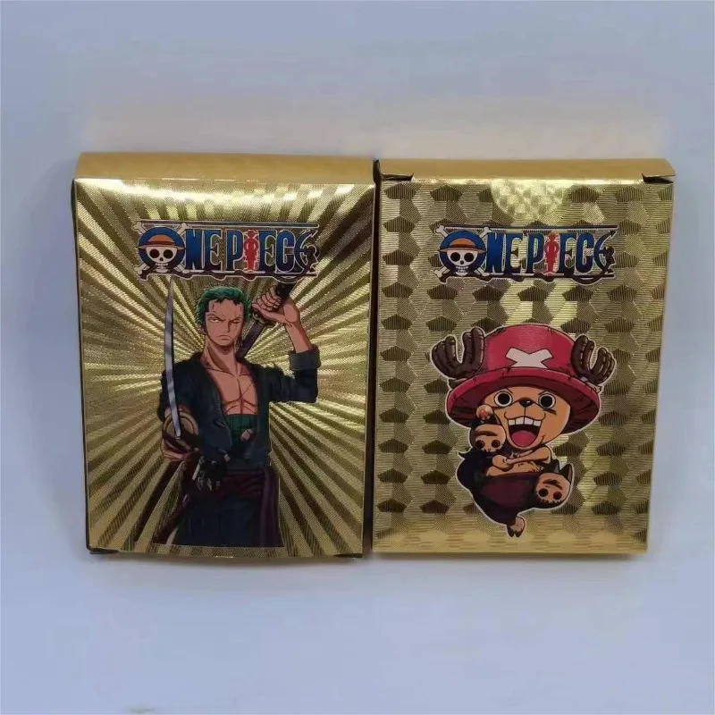 Anime Card One Piece Card Rufy Sauron Collection Card 55 Gold Foil Pvc English Cards Anime Cartoon Cards