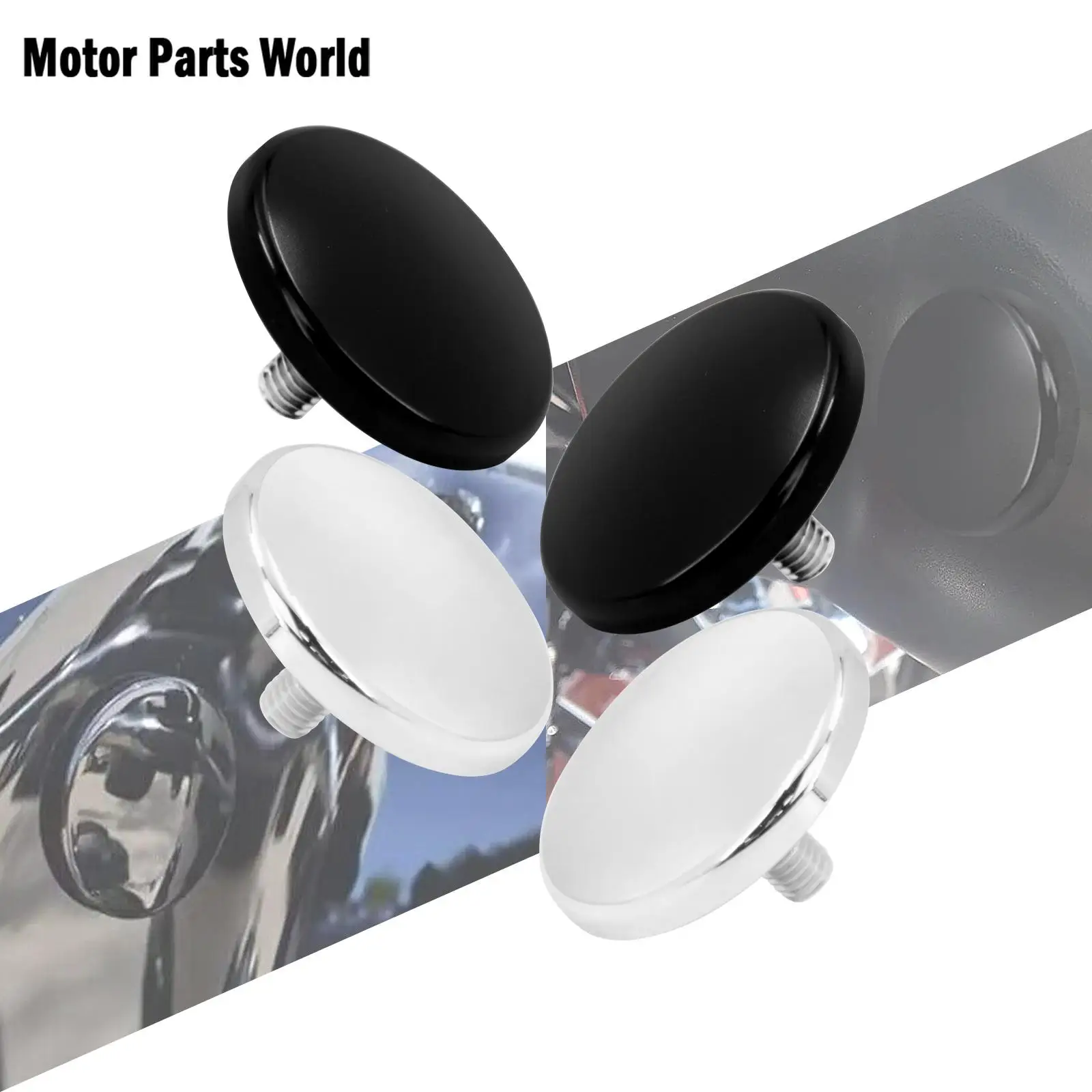 Motorcycle Inner Fairing Mirror Plugs Aluminum For Harley Touring Batwing Street Electra Glide Flhx Flht 1996-16 Tri Glide 09-14