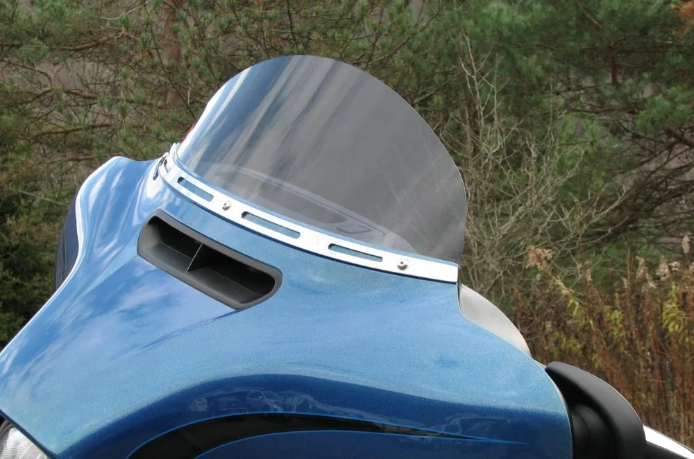 Accessori Moto Chrome Batwing Fair Parabrezza Parabrezza Trim Case Per Harley Touring 1996-2013