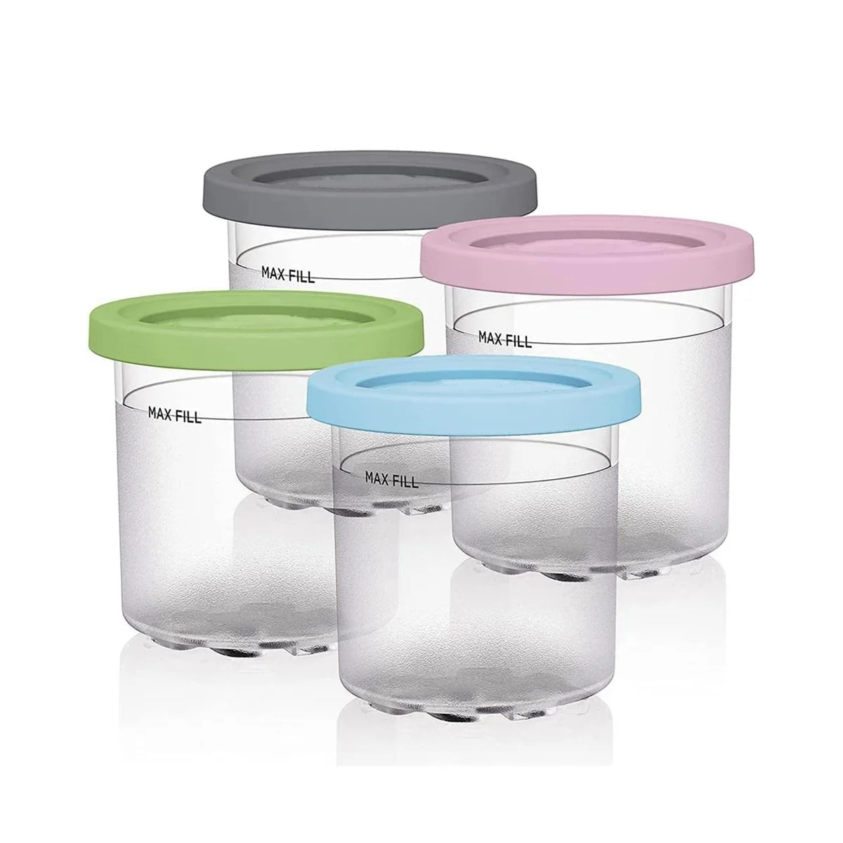 Coppa Pinte Gelato, Contenitori Gelato Con Coperchi Per Ninja Creami Pinte Nc301 Nc300 Nc299Amz Serie Ice Cream Maker