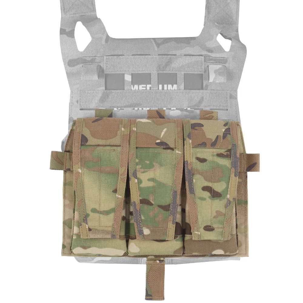 New Avs Borsa Anteriore Con Patta Staccabile M4 556 Mag Pouch Mav Tactical Vest Triple Magazine Pocket Plate Carrier Accessori Softair