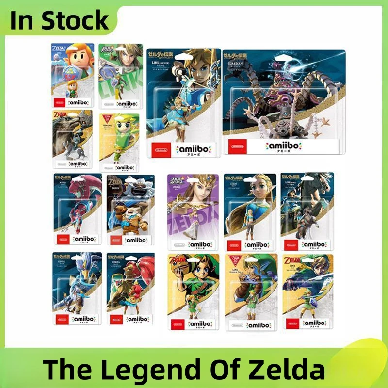 The Legend Of Zeda Tears Of The Kingdom Amibo 8Cm Link Anime Figure Totk Action Figurine Statue Model Toys Dolls Gift