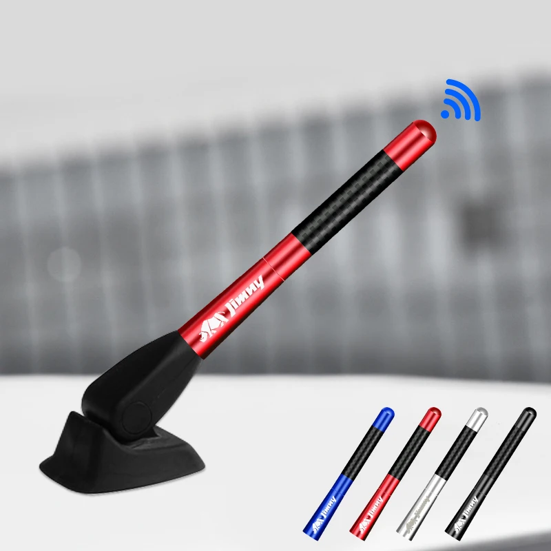 Antenna Radio In Fibra Di Carbonio Da 12Cm Per Accessori Per Auto Suzuki Jimny