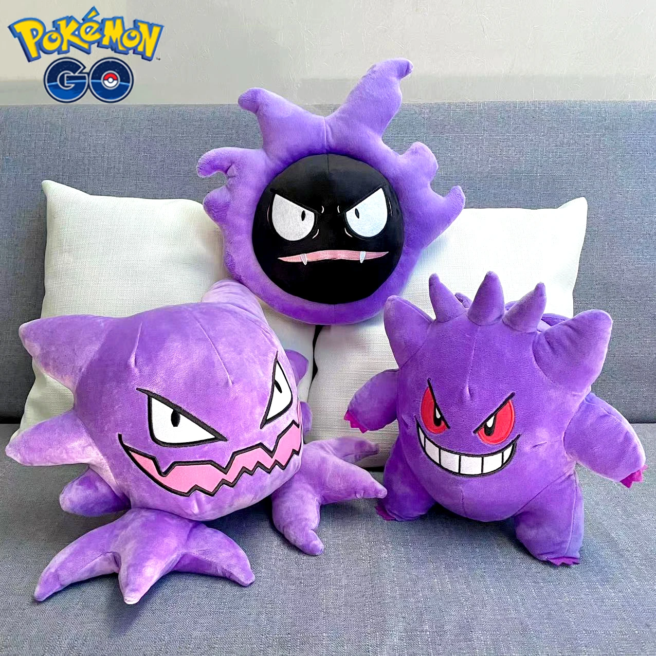 25-30Cm Ghost Pokemon Gastly Haunter Gengar Peluche Anime Gengar Gastly Halloween Decor Doll Cartoon Animal Pillow Regali Per Bambini