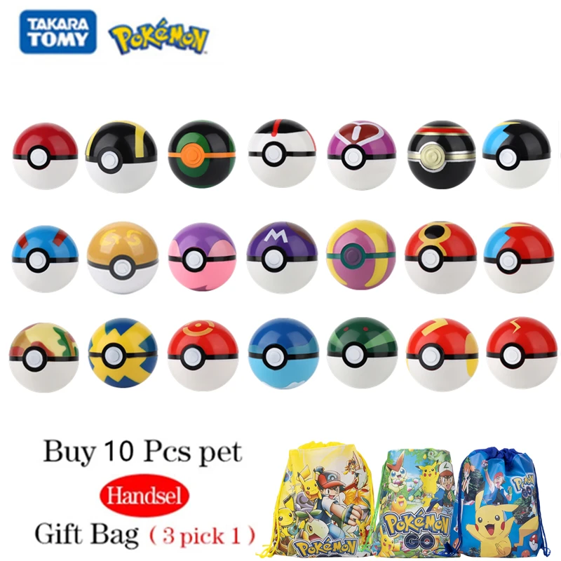 Pokemon Elf Ball 21 Stili Pokeball Con 2-3Cm Figure Cute Doll Pikachu Toy Kids Birthday Christmas Halloween Gift Bulk Buy Lot
