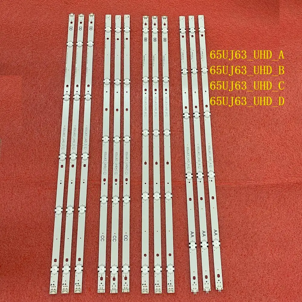 Strisce Di Retroilluminazione A Led Per Lg 65 Uj630Y 65 Uj630V 65 Uk6100Pla 65 Uj5500 65 Uk6100 Muslimb C D 65 Uj6300 65 Uj630V 65Uj634V