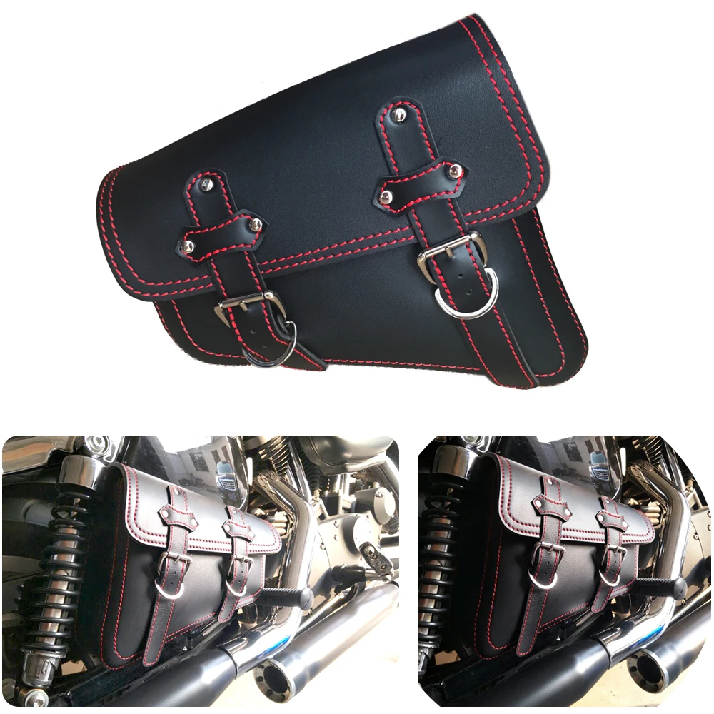 Moto Sissy Bar Lato Borsa Degli Attrezzi Moto Impermeabile Borse Da Sella Scatola Degli Accessori Per Harley Davidson Sportster Ferro Xl883 1200