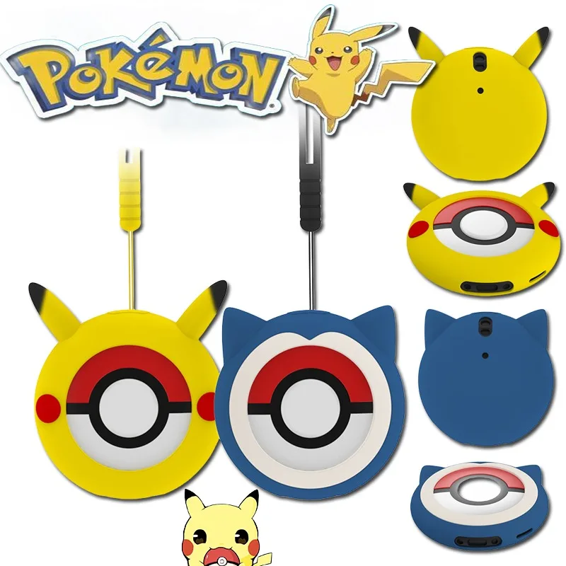 Pokemon Cute Pokeball Go Plus Custodia In Silicone Pikachu Cover Protettiva In Silicone Per Switch Go Plus Con Cordino Shell Gift