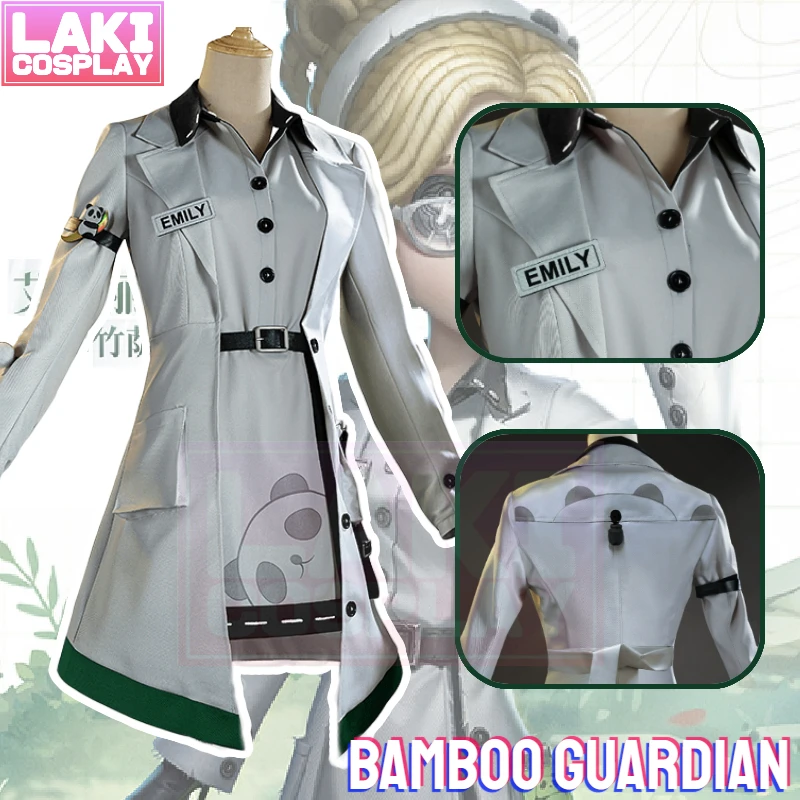Game Identity V Bamboo Guardian Costume Cosplay Doctor Emily Dyer Bamboo Shade Guardian Panda Costume E Bamboo Guardian Wig