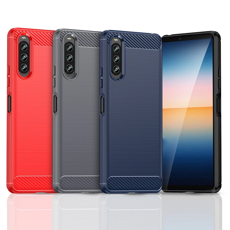 Cover Completa Per Sony Xperia 10 Iv Custodia Per Sony Xperia 10 Iv 10Iii Pro I Custodia In Fibra Di Carbonio Per Sony Xperia 10 Iv Custodia