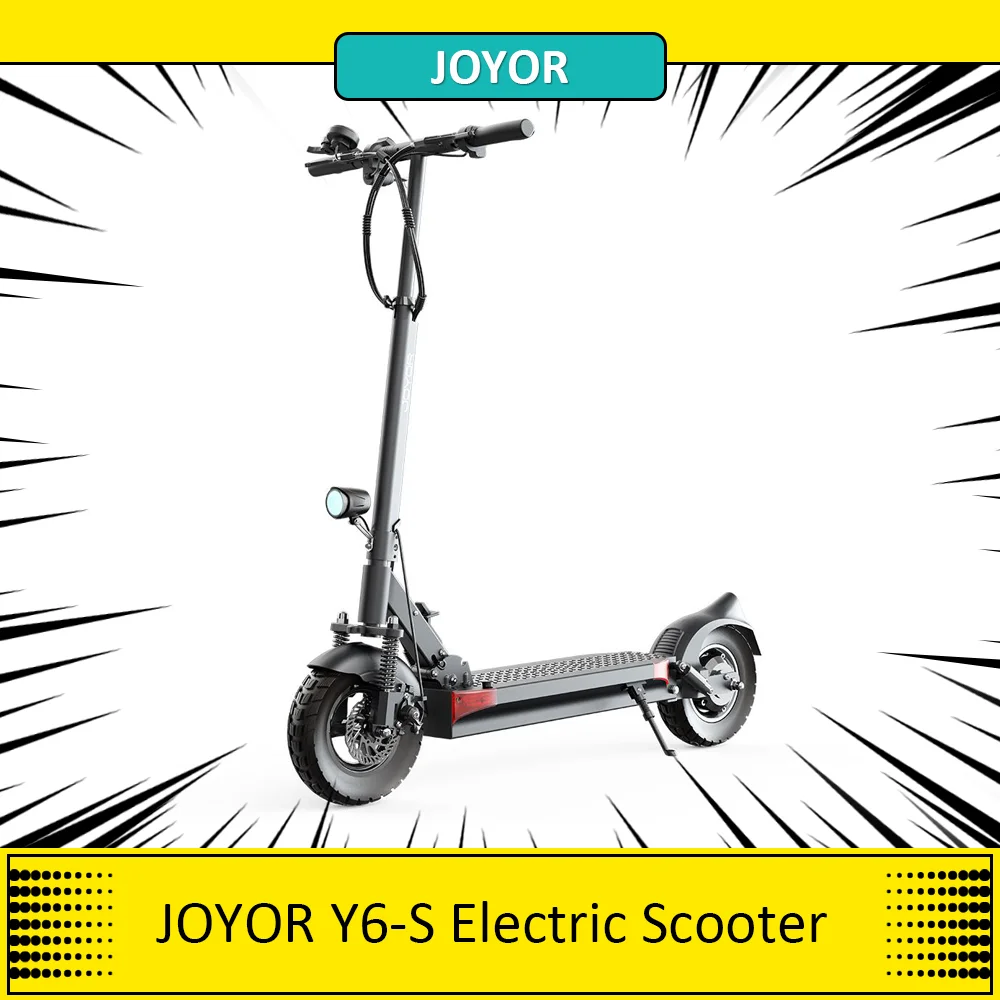 Joyor Y6-S Scooter Elettrico 18Ah Batteria 500W Motore Fino A 75Km Chilometraggio Gamma 10 Pollici Ruota E-Scooter 40 Km/H Velocità Massima