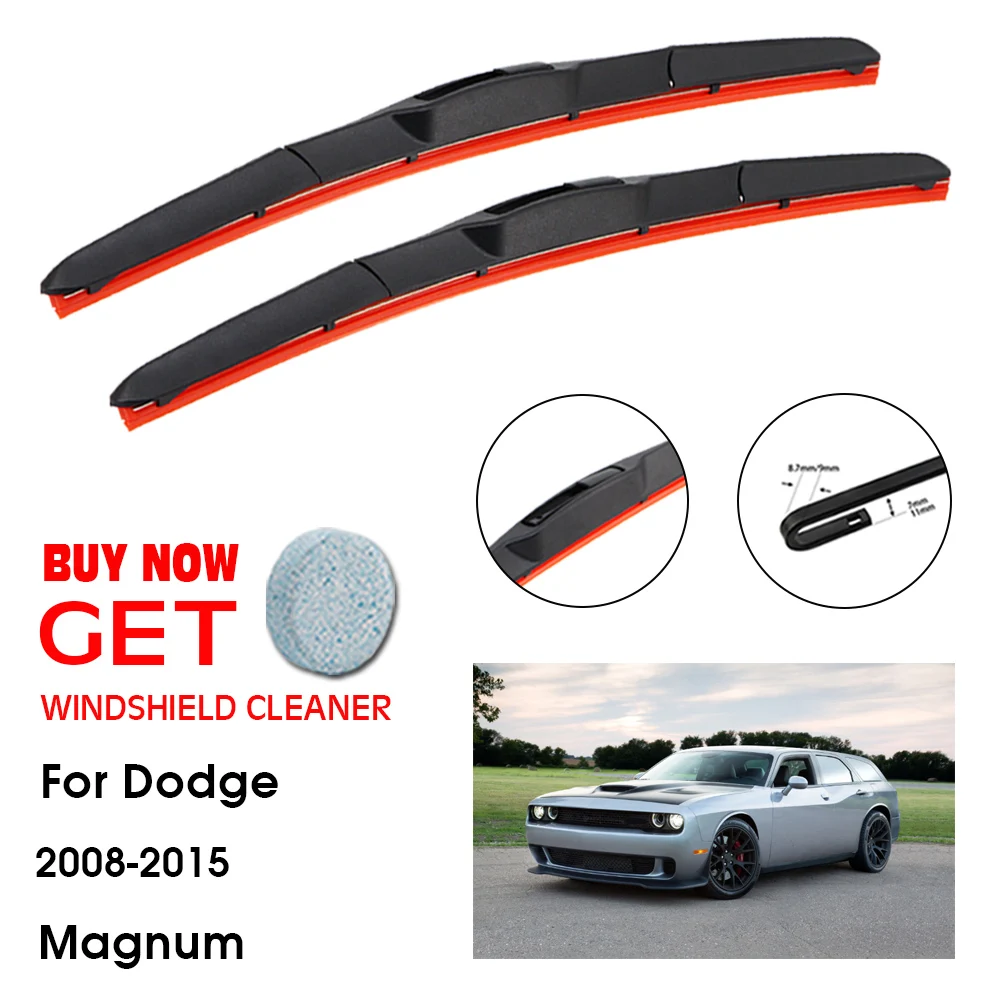 Tergicristallo Per Auto Per Dodge Magnum 22 "+ 22" 2008-2015 Lavavetri Anteriore Parabrezza Tergicristalli In Gel Di Silice Accessori Per Spazzole